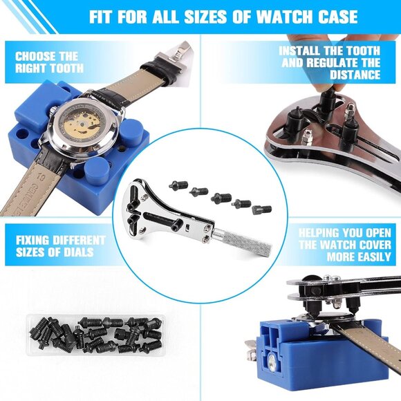 Watch Repair Kit, BYNIIUR Watch Battery Replacement Tool Kit - Picture 3 of 7